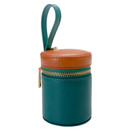 EMERALD GREEN - BROWN TREATS BAG