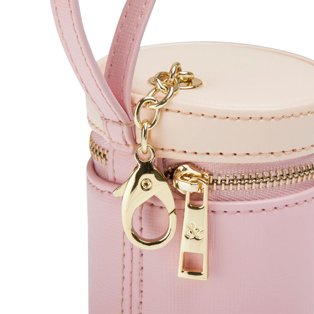 PINK - TAN TREATS BAG