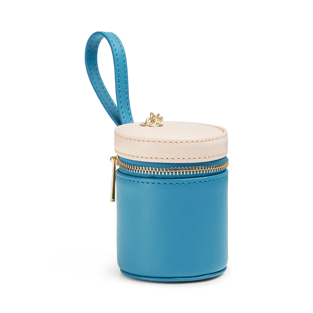 TEAL - LIGHT PINK TREATS BAG