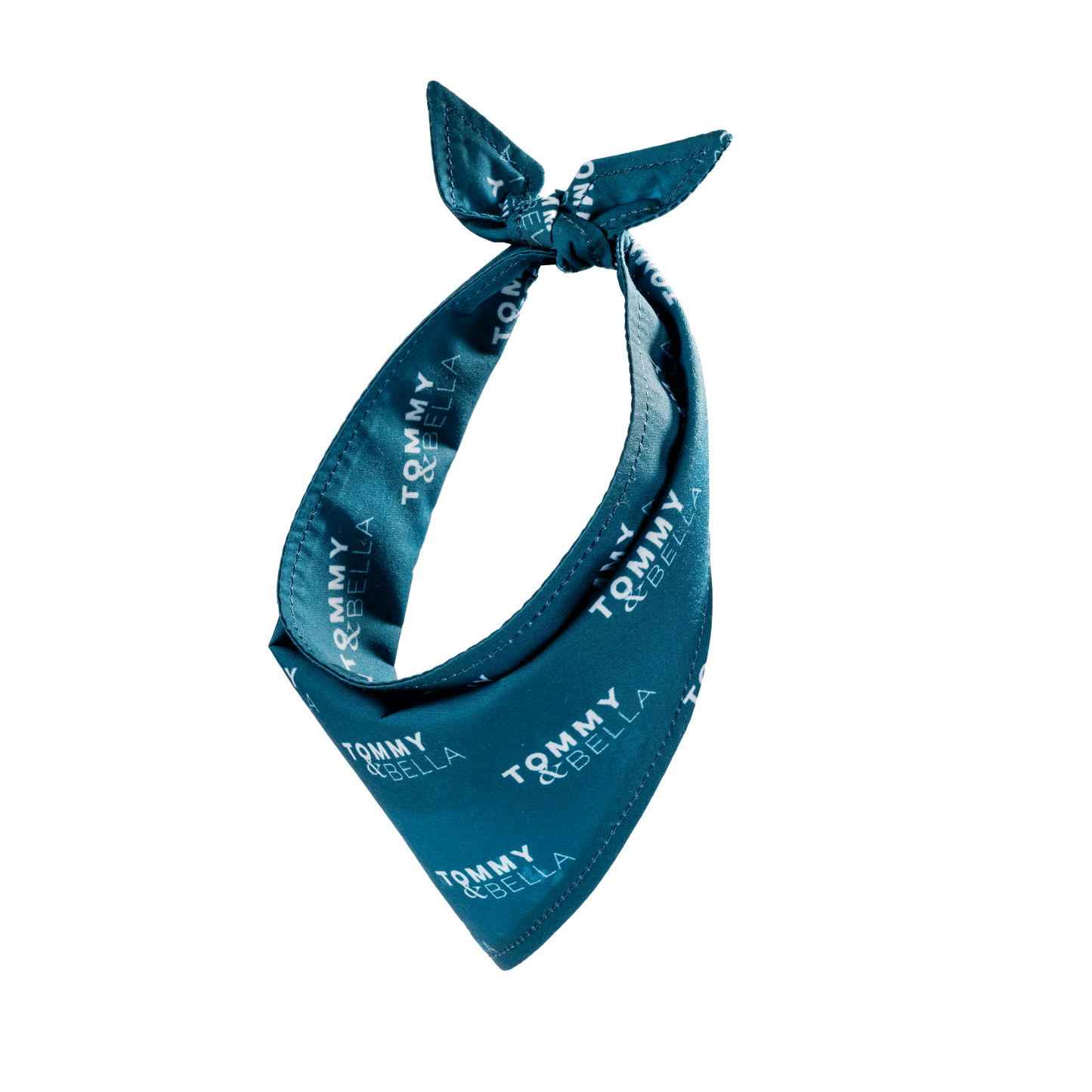 Teal + Logo Dog Bandana