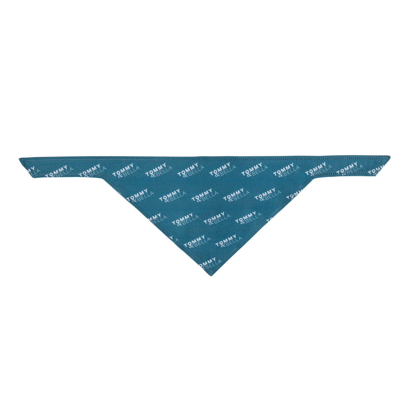 Teal + Logo Cat Bandana