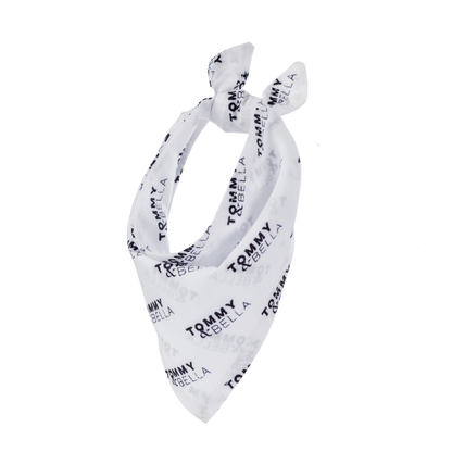 White + Logo Cat Bandana