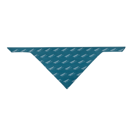 Teal + Logo Dog Bandana