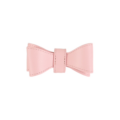 PINK LEATHER CAT BOW TIE